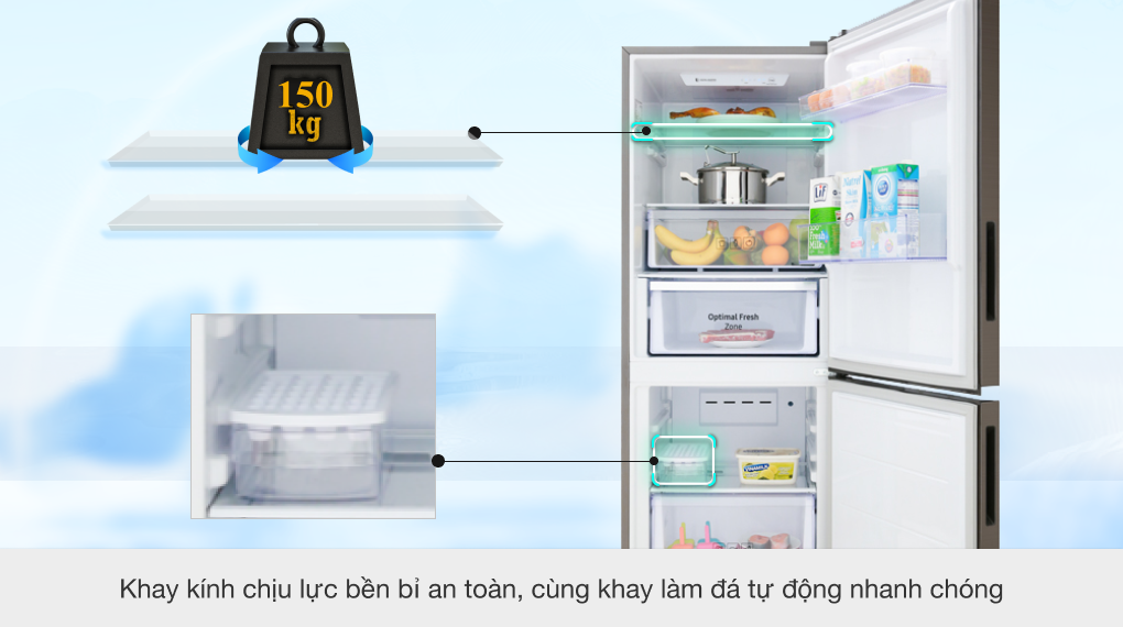 Tủ lạnh Samsung Inverter 276 lít RB27N4010DX/SV