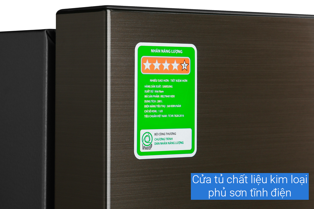 Tủ lạnh Samsung Inverter 276 lít RB27N4010DX/SV Màu Nâu