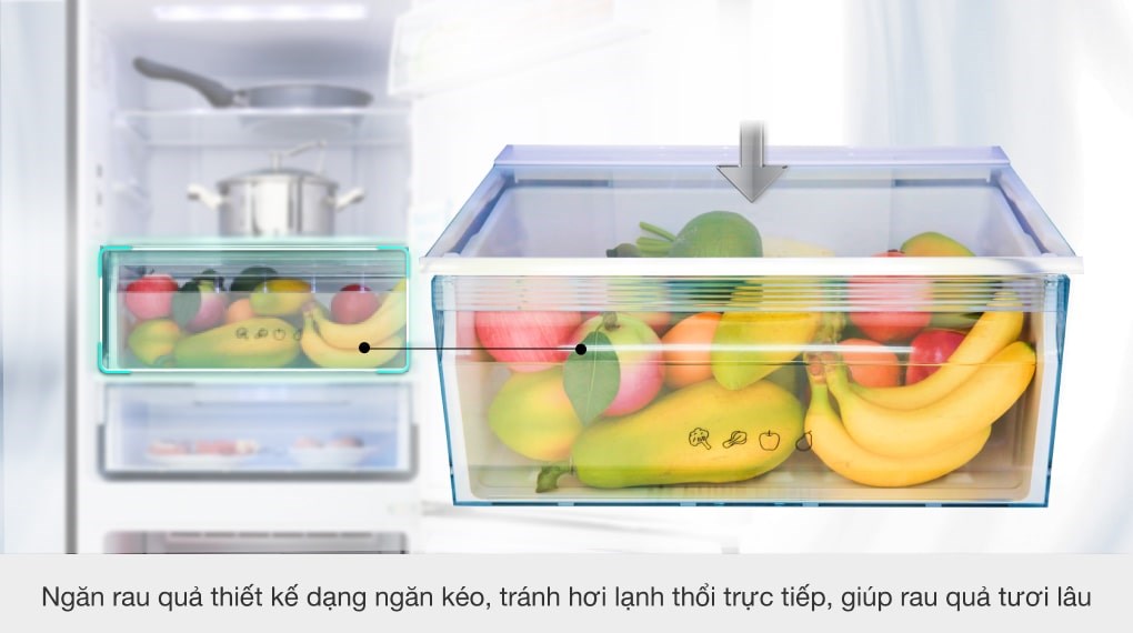 Tủ lạnh Panasonic Inverter 255 lít NR-BV280GKVN