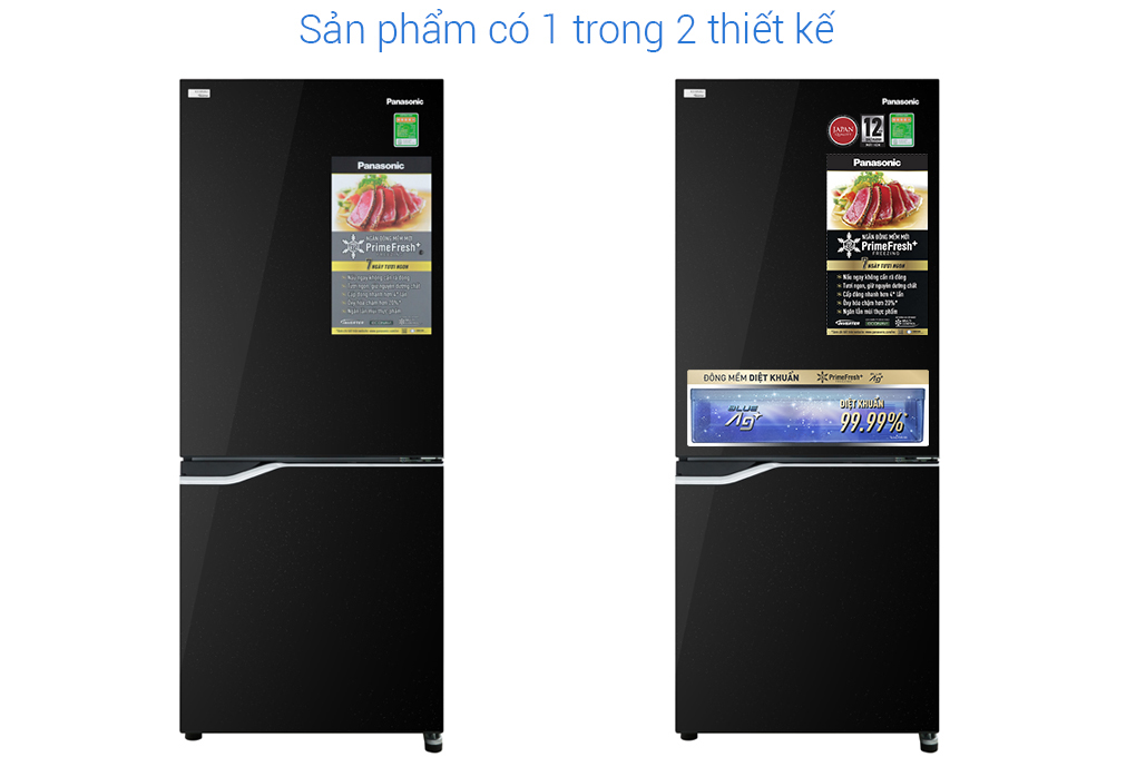 Tủ lạnh Panasonic Inverter 255 lít NR-BV280GKVN Màu Đen