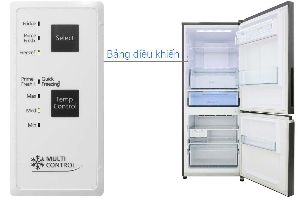 Tủ lạnh Panasonic Inverter 255 lít NR-BV280GKVN Màu Đen
