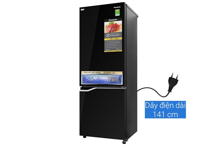 Tủ lạnh Panasonic Inverter 290 lít NR-BV320GKVN Màu Đen
