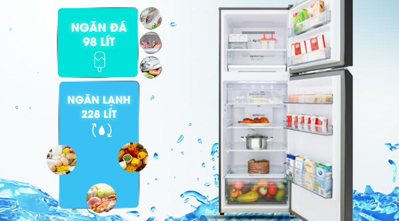 Tủ lạnh Panasonic Inverter 326 lít NR-BL351GKVN