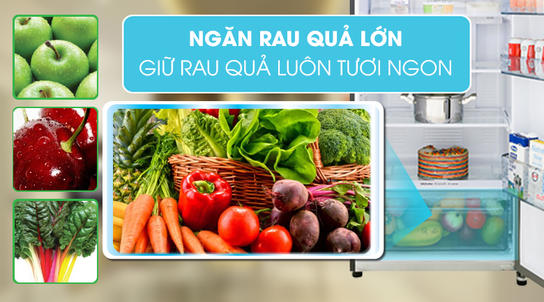 Tủ lạnh Panasonic Inverter 326 lít NR-BL351GKVN