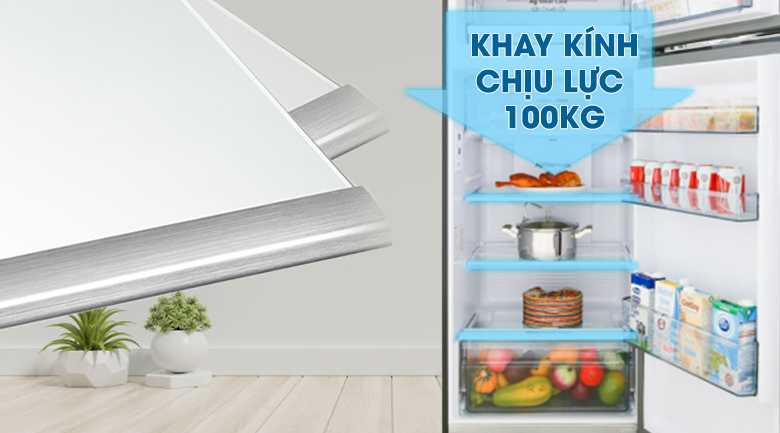 Tủ lạnh Panasonic Inverter 326 lít NR-BL351GKVN