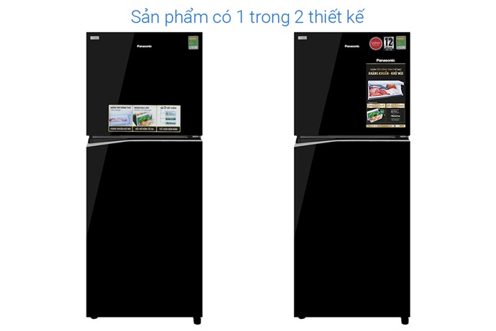 Tủ lạnh Panasonic Inverter 326 lít NR-BL351GKVN Màu Đen