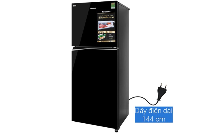 Tủ lạnh Panasonic Inverter 326 lít NR-BL351GKVN Màu Đen