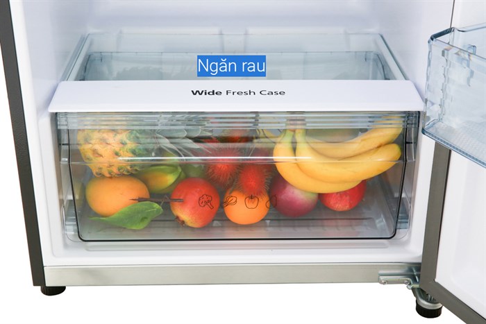 Tủ lạnh Panasonic Inverter 326 lít NR-BL351GKVN Màu Đen