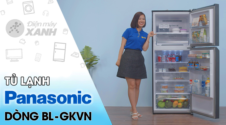 Tủ lạnh Panasonic Inverter 366 lít NR-BL381GKVN