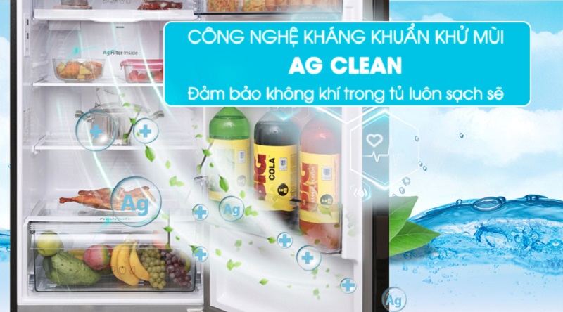 Công nghệ Ag Clean - Tủ lạnh Panasonic Inverter 366 lít NR-BL381GKVN
