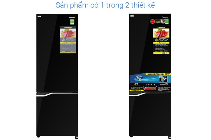 Tủ lạnh Panasonic Inverter 322 lít NR-BV360GKVN Màu Đen