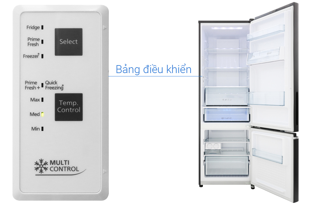 Tủ lạnh Panasonic Inverter 322 lít NR-BV360GKVN chính hãng