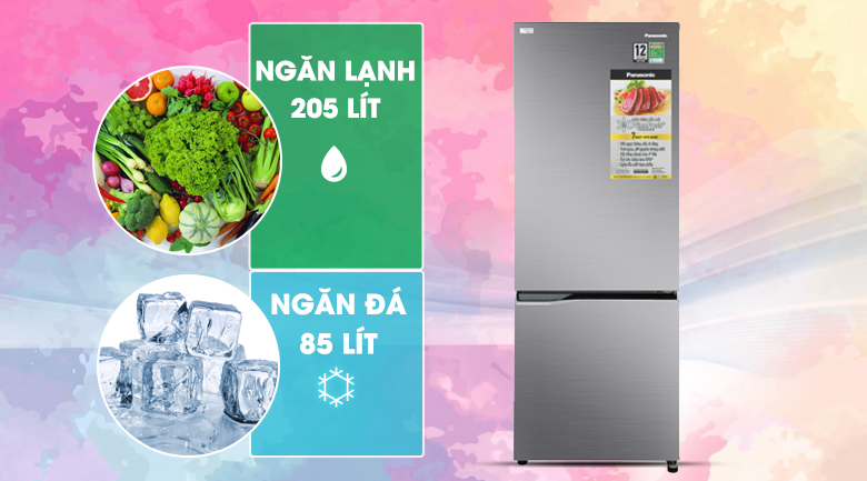 Tủ lạnh Panasonic NR-BV320QSVN - Dung tích