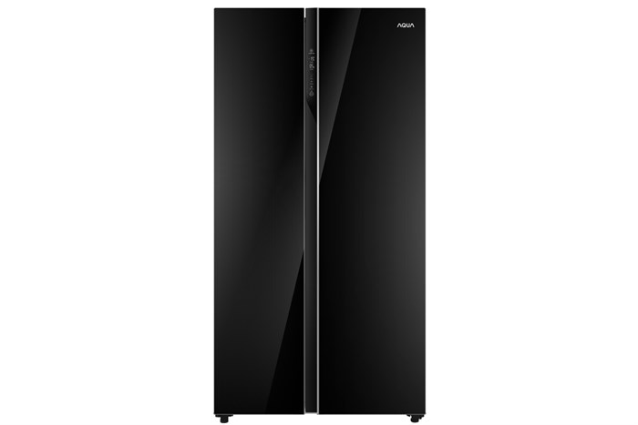 Tủ lạnh Aqua Inverter 602 lít Side By Side AQR-IG696FS GB Màu Đen