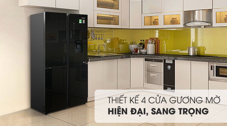 Tủ lạnh Aqua Inverter 456 lít Multi Door AQR-IGW525EM GB - 14