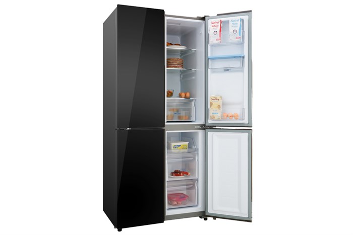 Tủ lạnh Aqua Inverter 456 lít Multi Door AQR-IGW525EM GB Màu Đen