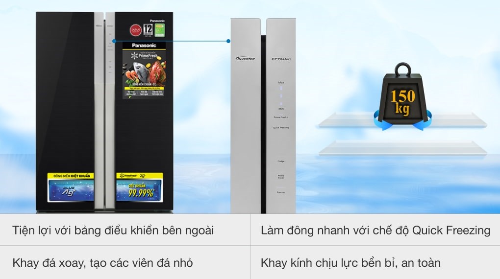 Tủ lạnh Panasonic Inverter 494 lít NR-CY550GKVN