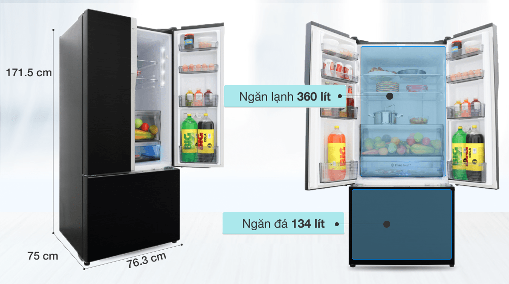 Tủ lạnh Panasonic Inverter 494 lít NR-CY550GKVN