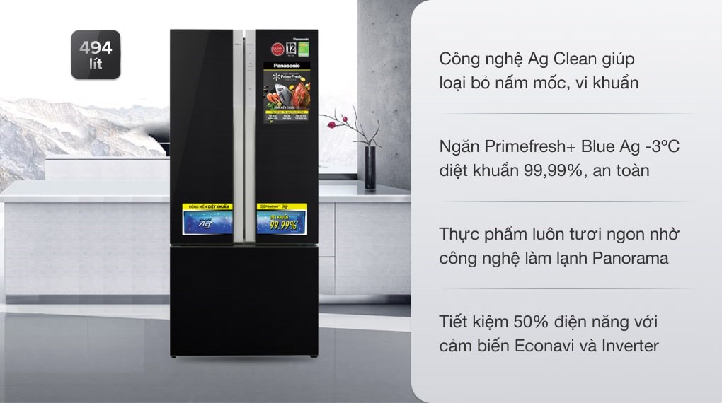 Tủ lạnh Panasonic Inverter 494 lít NR-CY550GKVN
