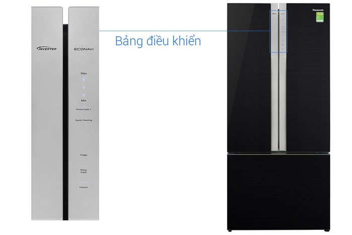 Tủ lạnh Panasonic Inverter 494 lít NR-CY550GKVN Màu Đen