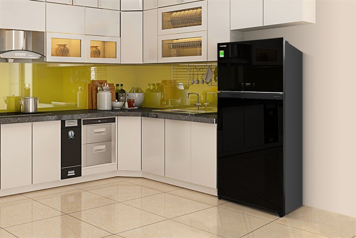 Tủ lạnh Toshiba Inverter 555 lít GR-AG58VA XK Màu Đen