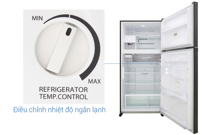 Tủ lạnh Toshiba Inverter 555 lít GR-AG58VA XK Màu Đen