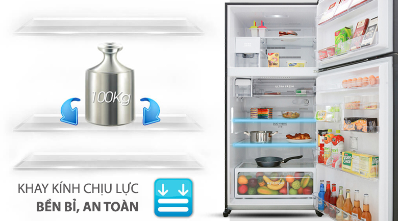 Tủ lạnh Toshiba Inverter 555 lít GR-AG58VA GG