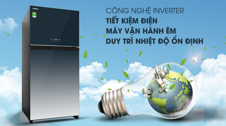 Tủ lạnh Toshiba Inverter 555 lít GR-AG58VA GG