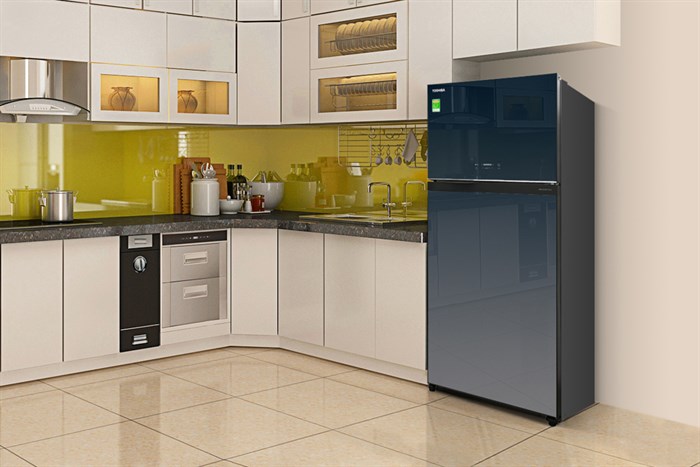 Tủ lạnh Toshiba Inverter 555 lít GR-AG58VA GG Màu Xanh dương đậm