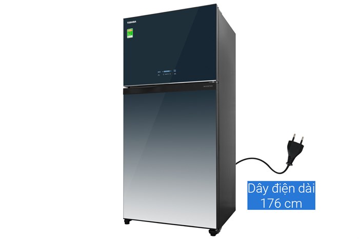 Tủ lạnh Toshiba Inverter 555 lít GR-AG58VA GG Màu Xanh dương đậm