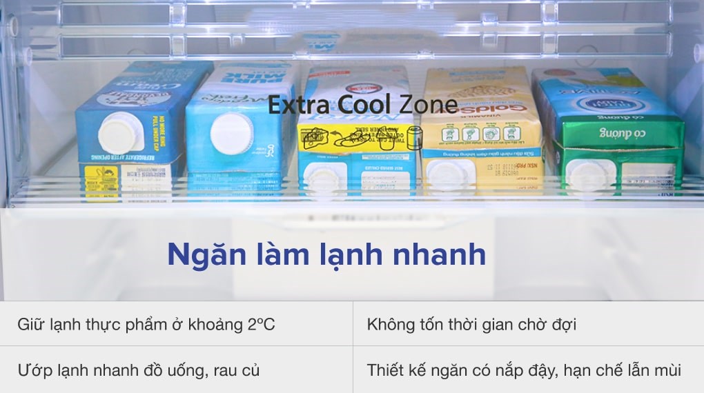 Tủ lạnh Panasonic Inverter 326 lít NR-BL351WKVN