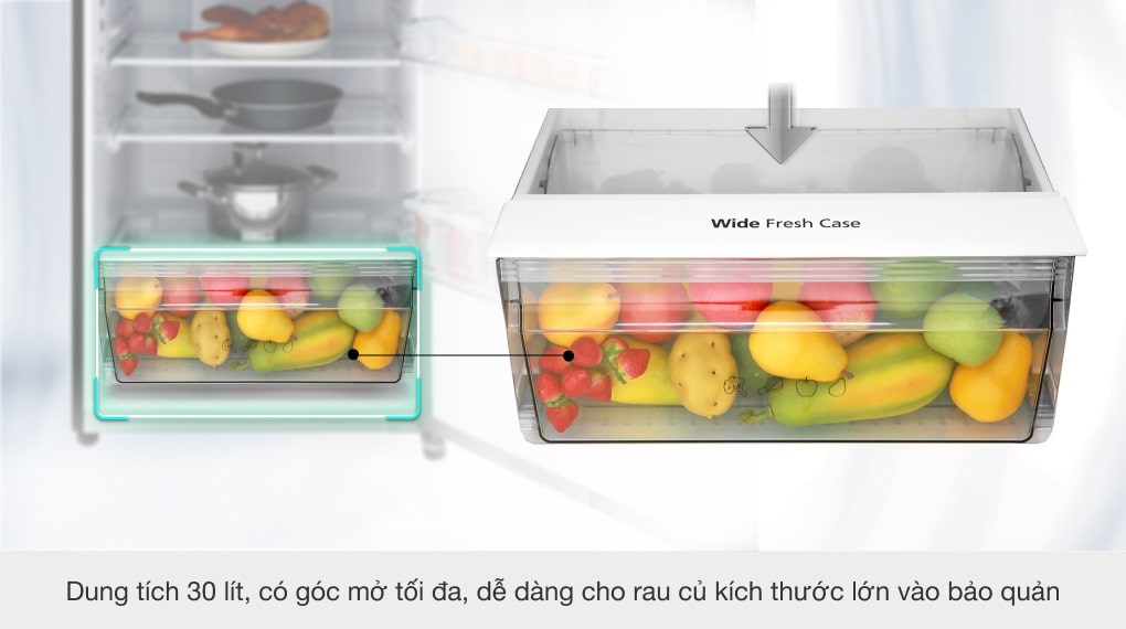 Tủ lạnh Panasonic Inverter 326 lít NR-BL351WKVN