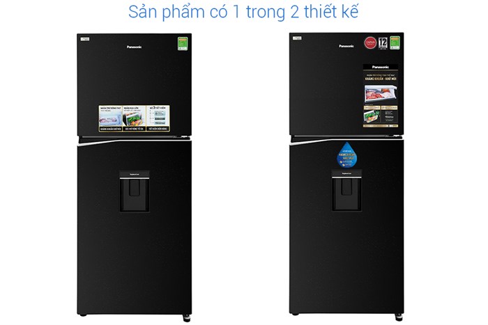 Tủ lạnh Panasonic Inverter 326 lít NR-BL351WKVN Màu Đen