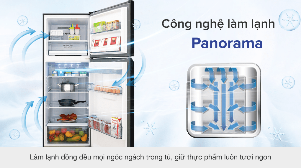 Tủ lạnh Panasonic Inverter 366 lít NR-BL381WKVN