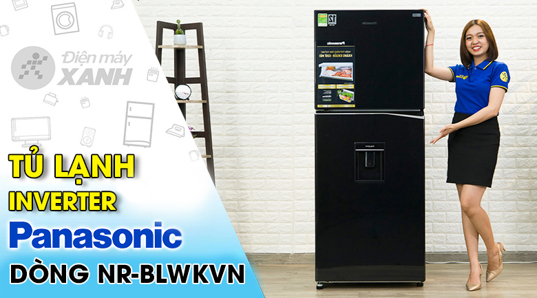 Tủ lạnh Panasonic Inverter 366 lít NR-BL381WKVN