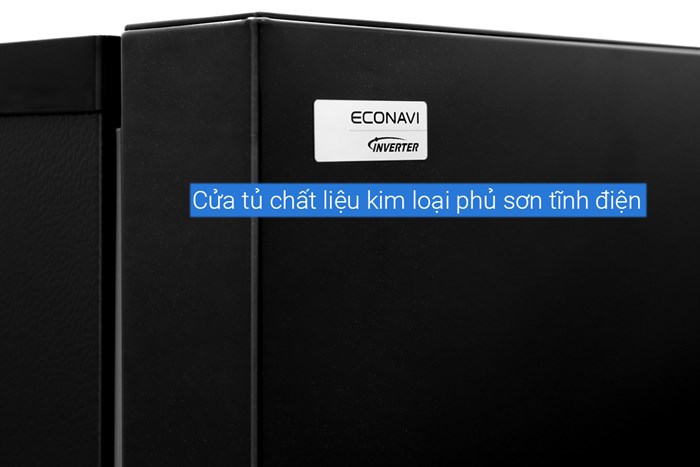 Tủ lạnh Panasonic Inverter 366 lít NR-BL381WKVN Màu Đen