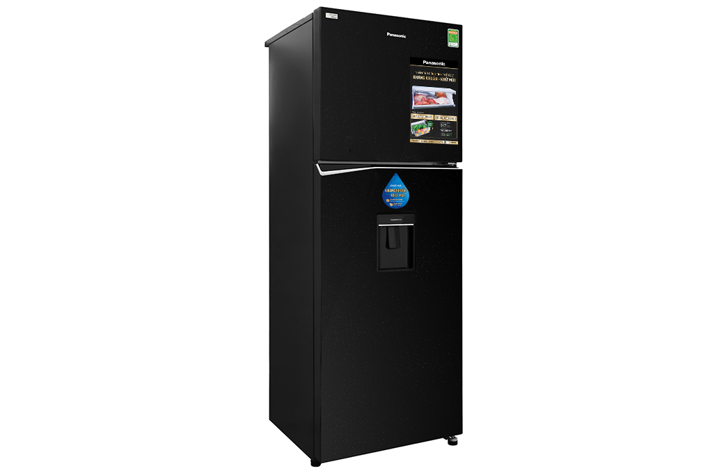 Tủ lạnh Panasonic Inverter 366 lít NR-BL381WKVN Màu Đen