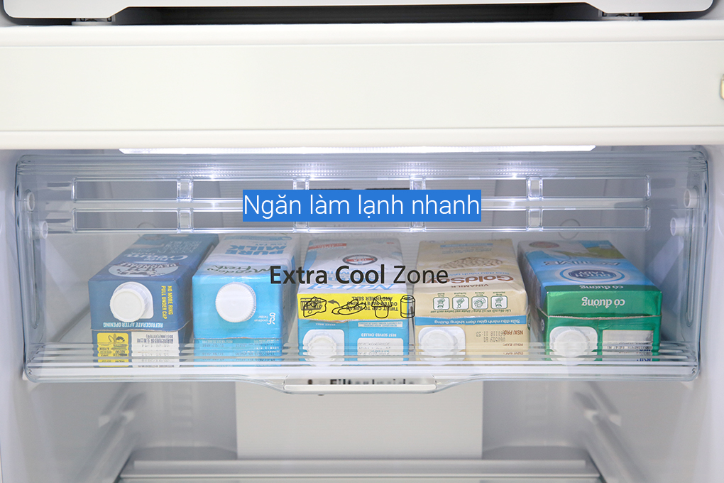Tủ lạnh Panasonic Inverter 366 lít NR-BL381WKVN Màu Đen