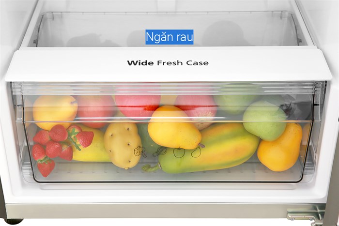 Tủ lạnh Panasonic Inverter 366 lít NR-BL381WKVN Màu Đen