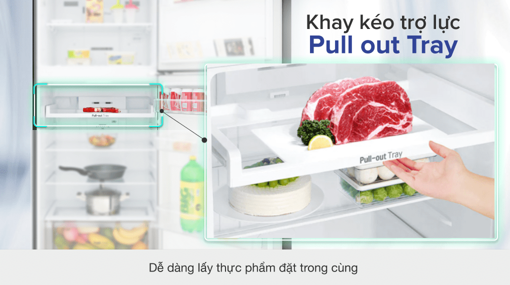 Tủ lạnh LG Inverter 393 lít GN-B422WB - 10