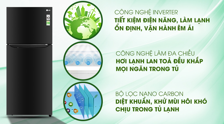 Tủ lạnh LG Inverter 393 lít GN-B422WB - 17