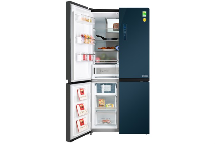 Tủ lạnh Toshiba Inverter 622 lít GR-RF690WE-PGV(24) Màu Xanh Navy