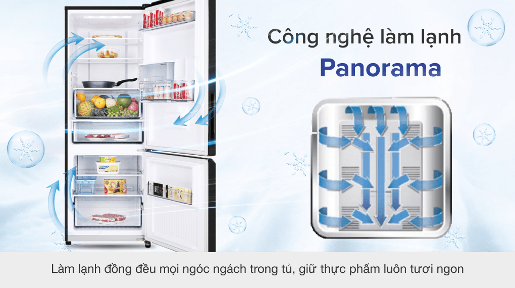 Tủ lạnh Panasonic Inverter 322 lít NR-BV360WSVN