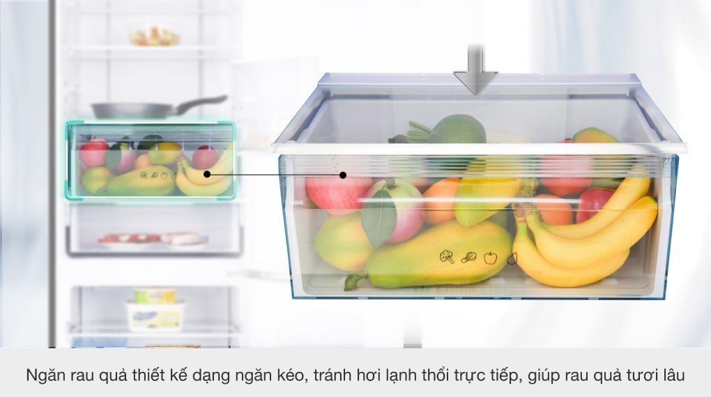 Tủ lạnh Panasonic Inverter 322 lít NR-BV360WSVN