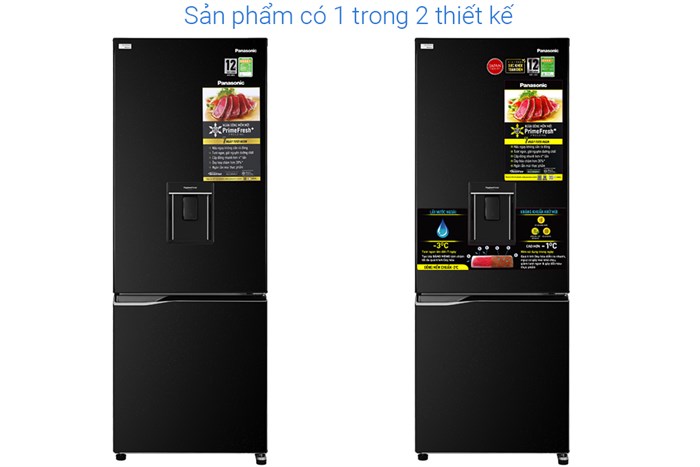 Tủ lạnh Panasonic Inverter 290 lít NR-BV320WKVN Màu Đen