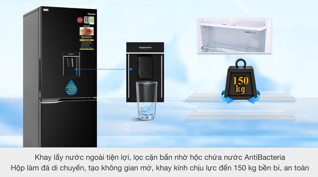 Tủ lạnh Panasonic Inverter 255 lít NR-BV280WKVN