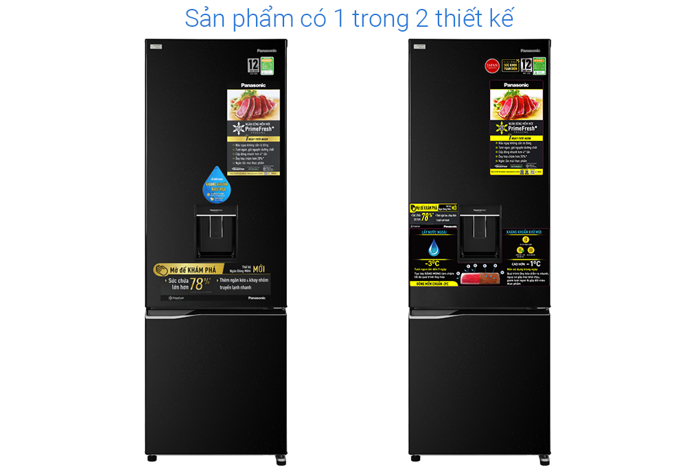Tủ lạnh Panasonic Inverter 322 lít NR-BC360WKVN chính hãng