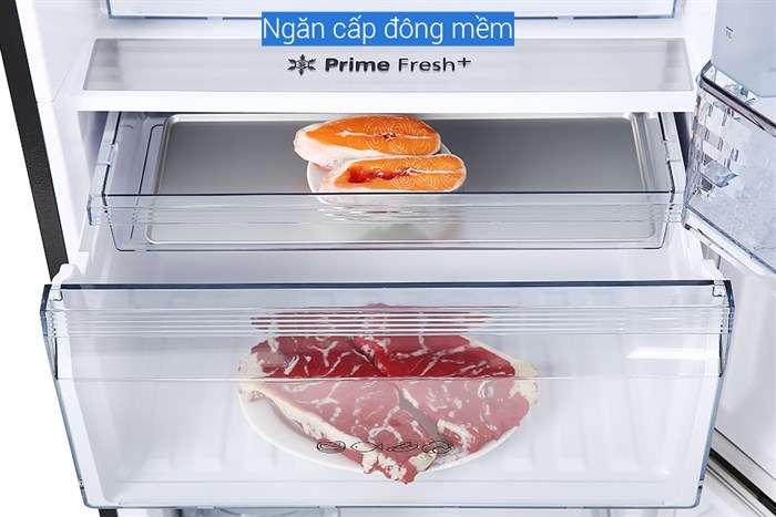 Tủ lạnh Panasonic Inverter 322 lít NR-BC360WKVN Màu Đen