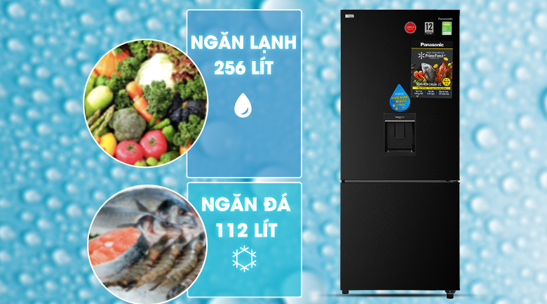 Tủ lạnh Panasonic Inverter 368 lít NR-BX410WKVN