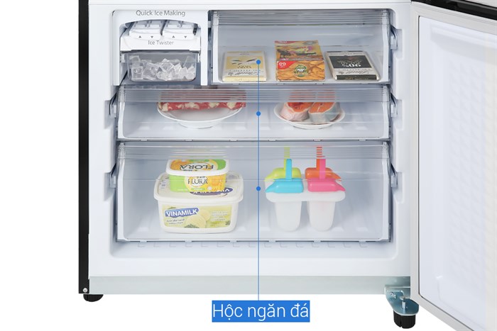 Tủ lạnh Panasonic Inverter 410 lít NR-BX460WKVN Màu Đen